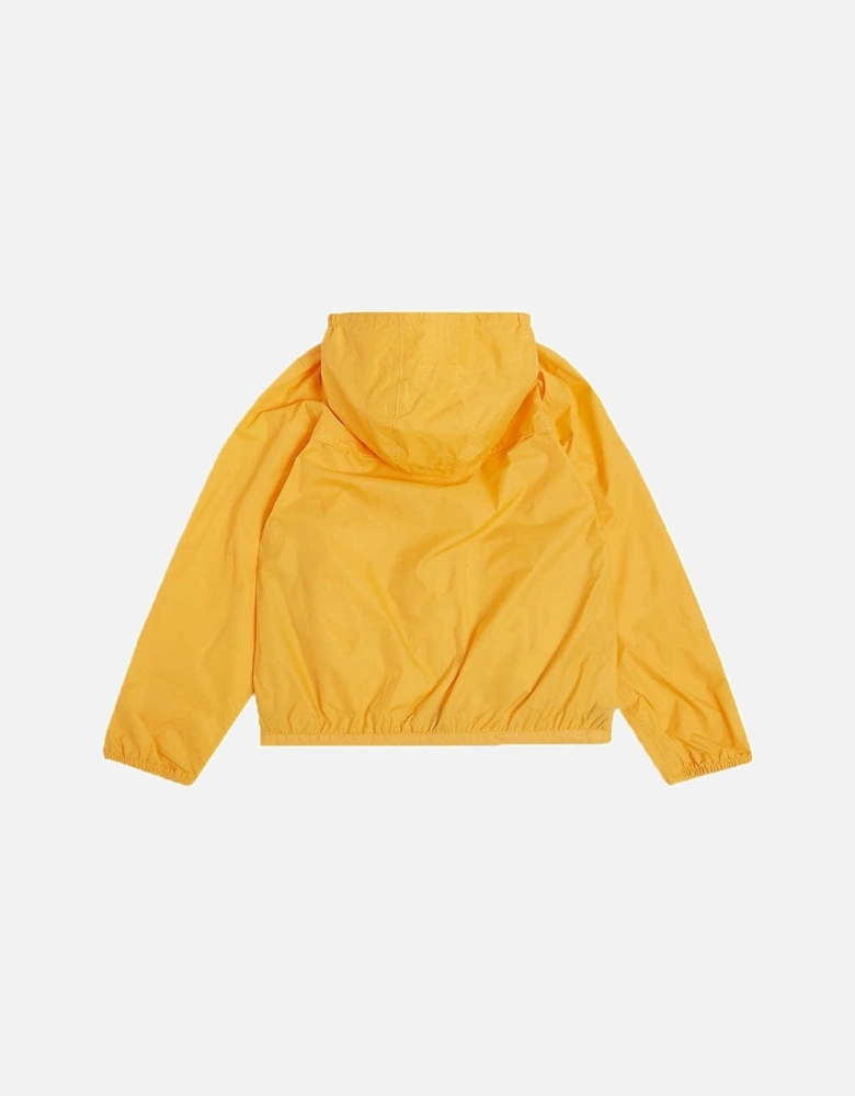 K-Way Boys Runner Jacket Windproof Yellow