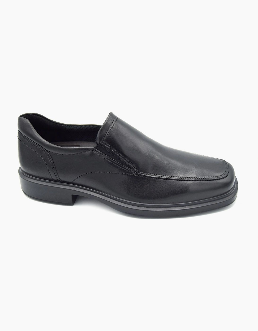 Ecco Men's HELSINKI 2 500154 SLIP ON MEN'S SHOE - Black - Size: 11