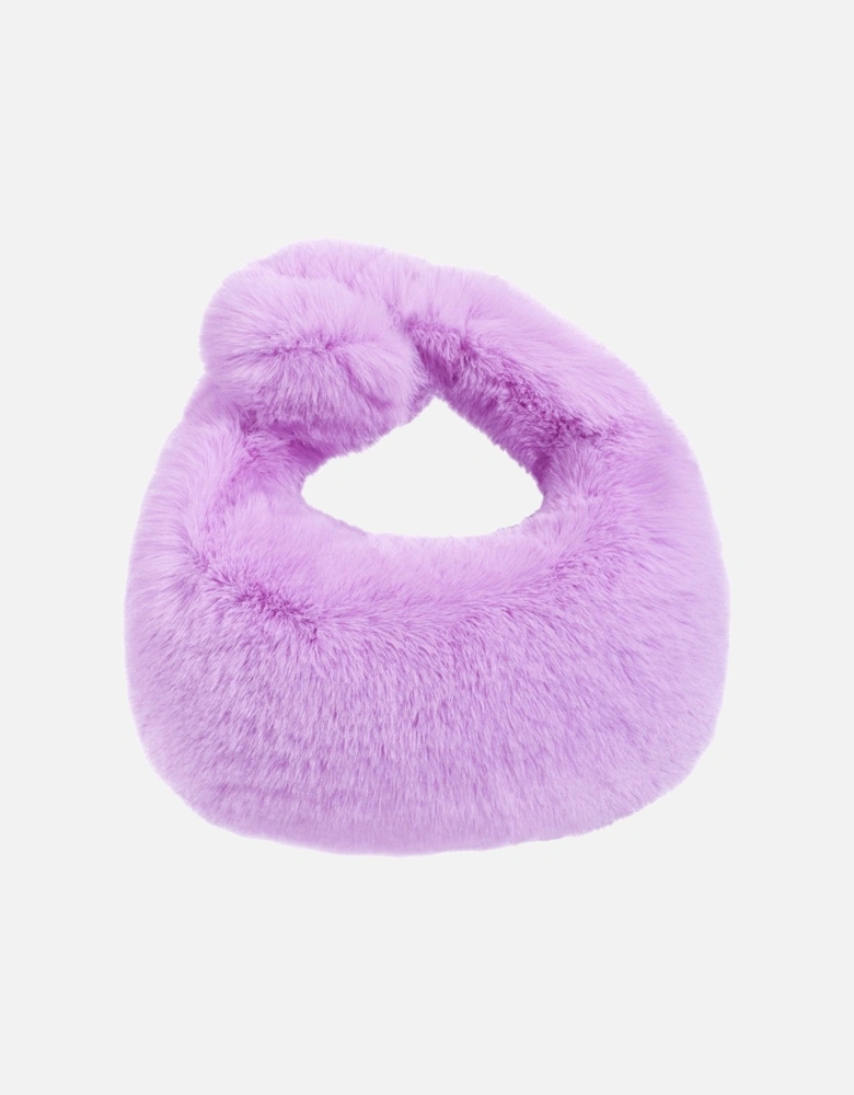 Purple Faux Fur Charlotte Bag