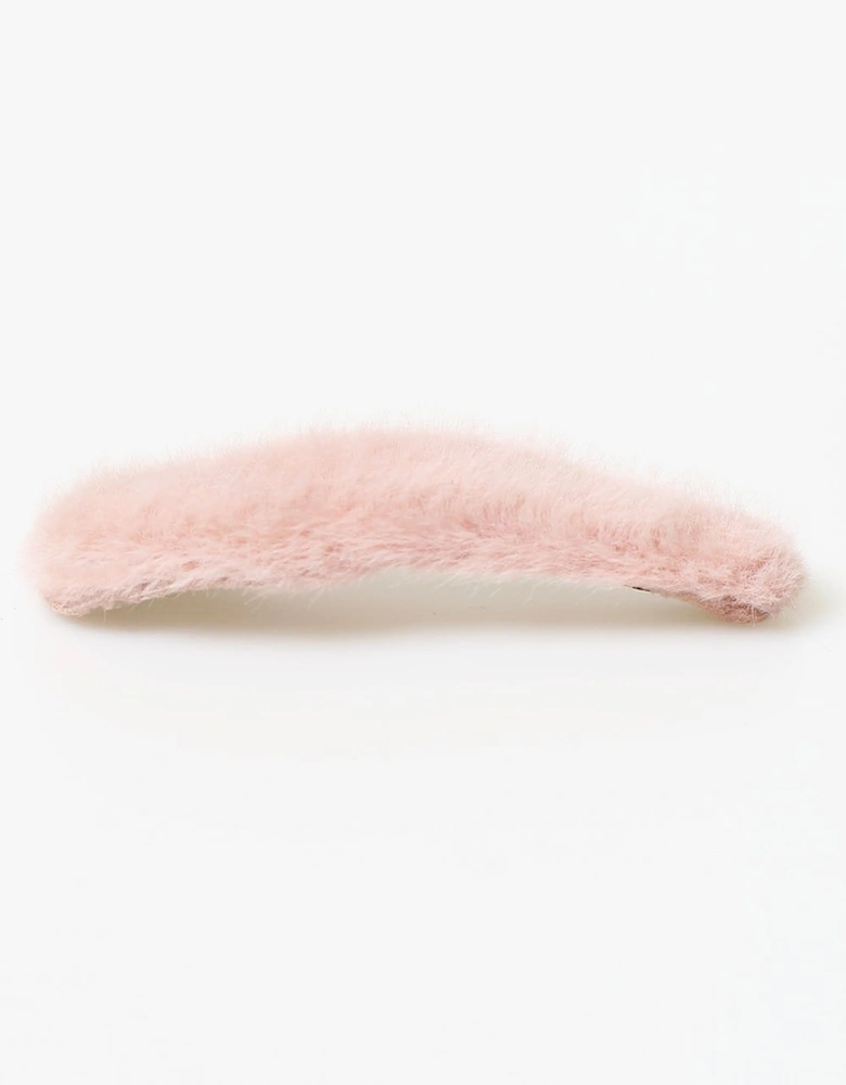 Faux Fur Hair Clip