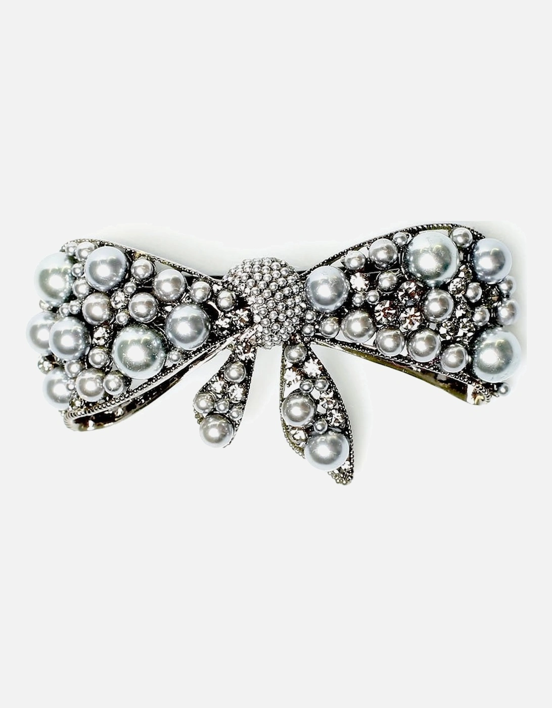 Hand Made Pearl Bow Hair Clip, 3 of 2