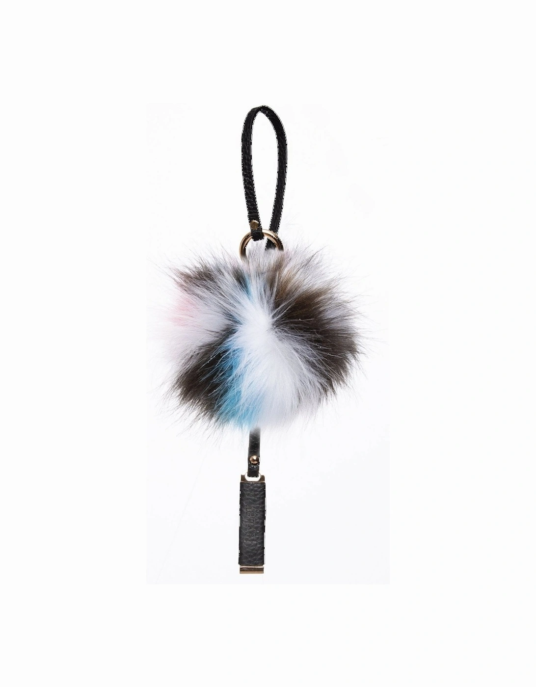 Purple Faux Fur Pom Charm, 2 of 1