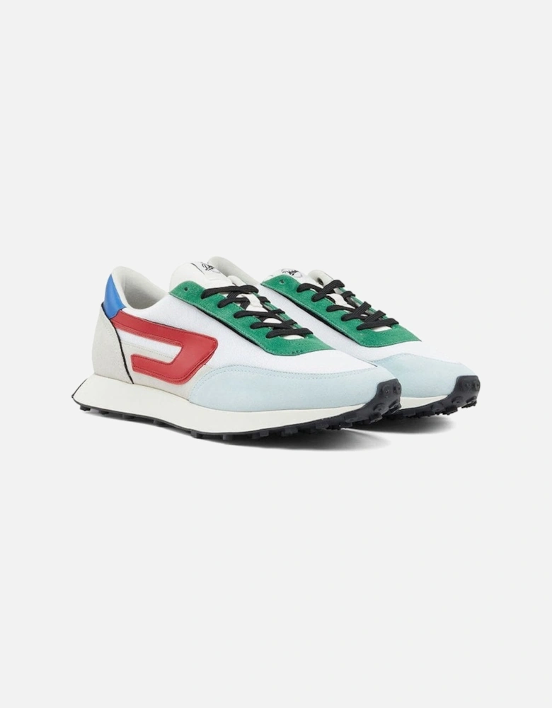 S-RACER LC Mesh/Suede Multi-Colour White Trainers