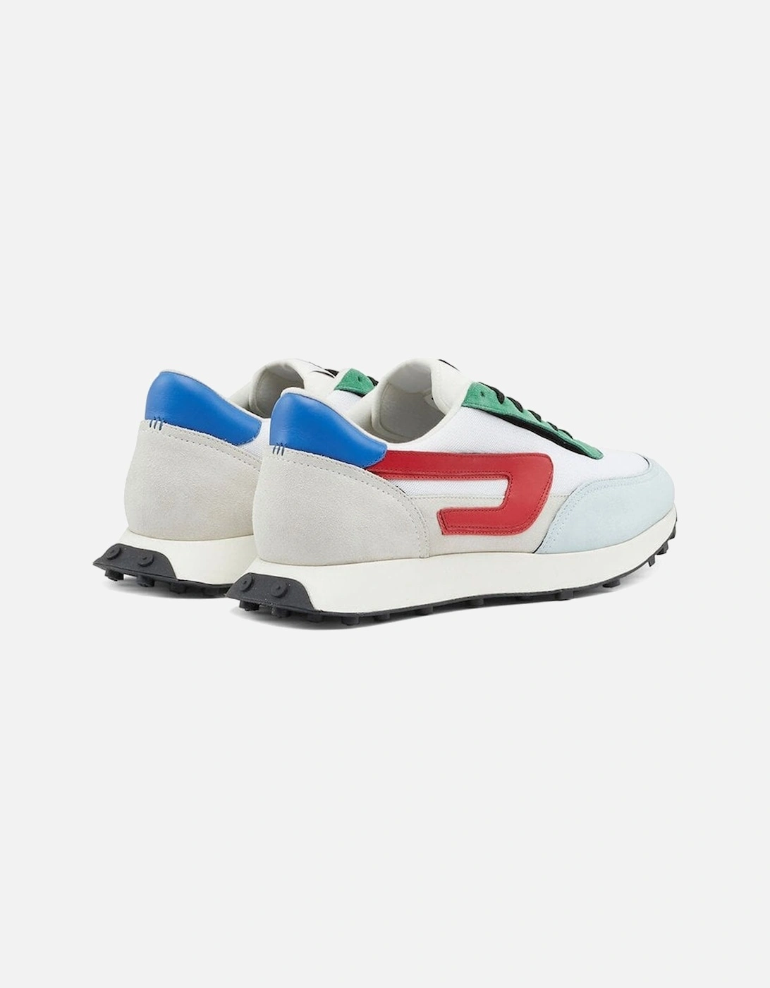S-RACER LC Mesh/Suede Multi-Colour White Trainers