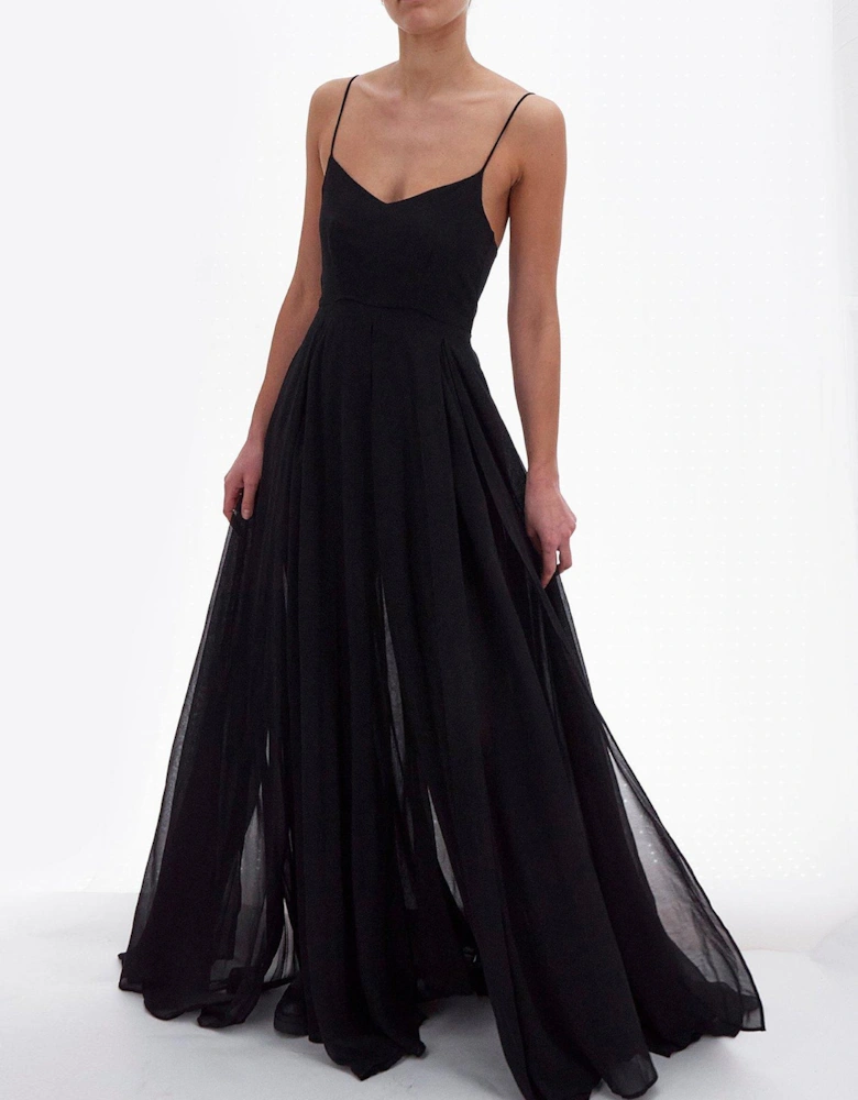 Olsen maxi dress -Black