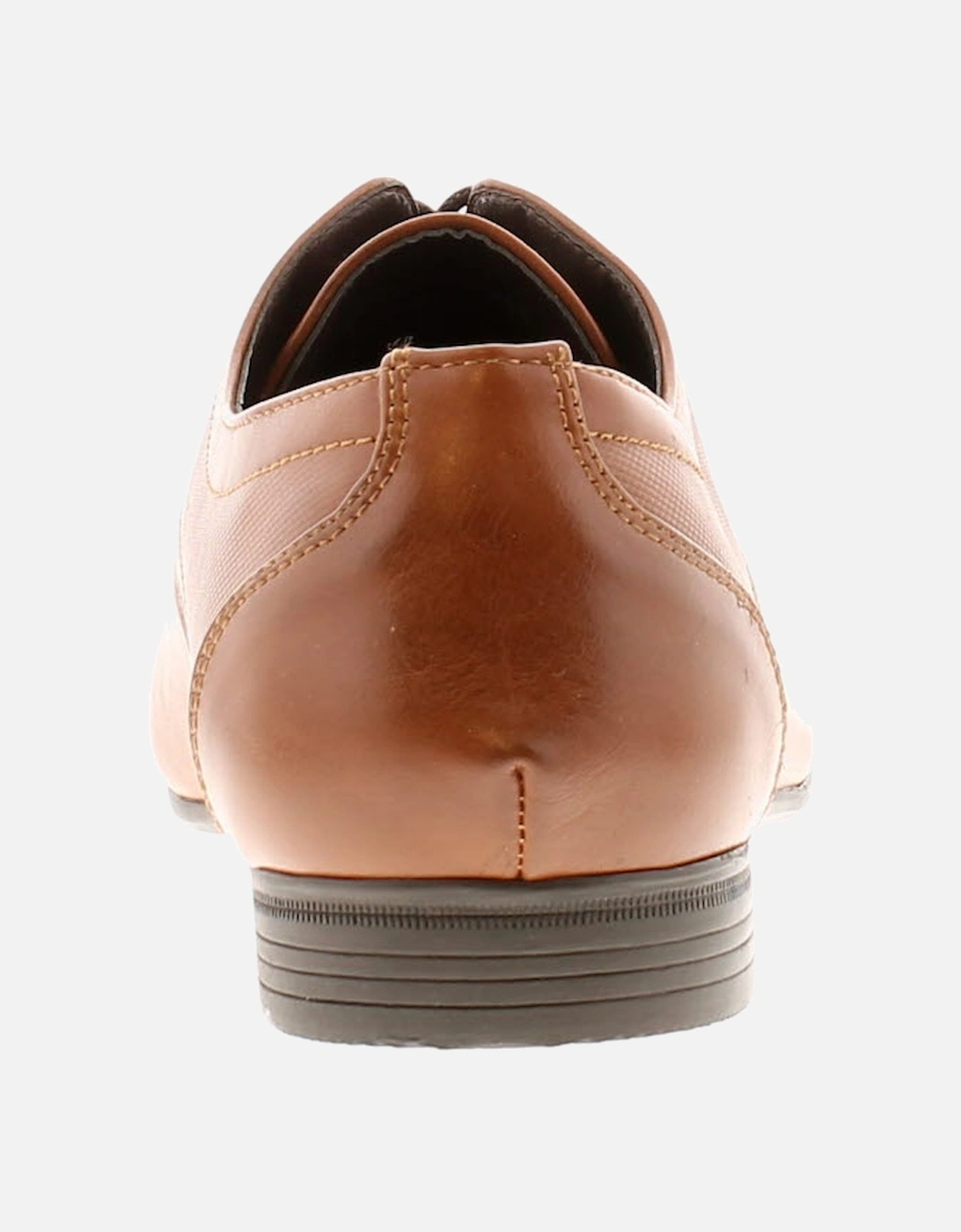 Mens Shoes Formal Smart Kewi Lace Up tan UK Size