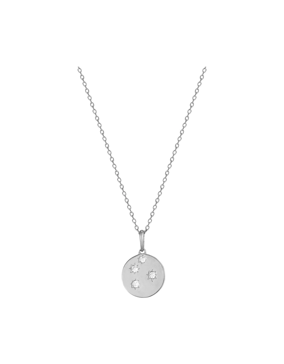 Sterling Silver Constellation Medallion Adjustable Necklace, 2 of 1