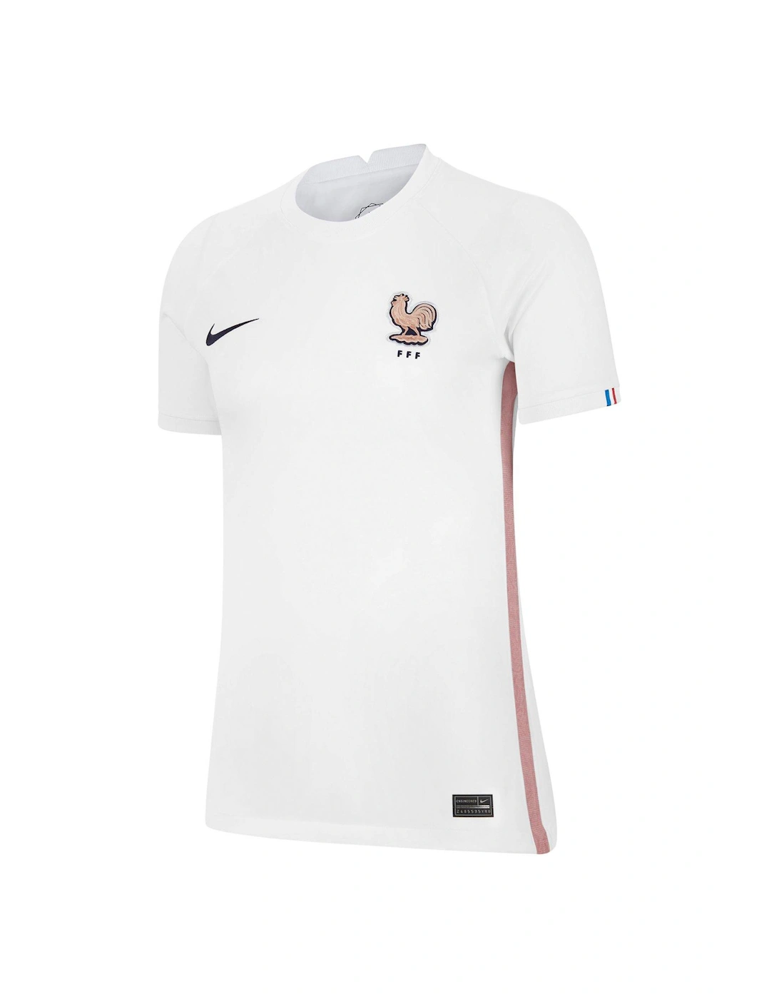 Womens France 22/23 Away S/S Jersey - White, 3 of 2