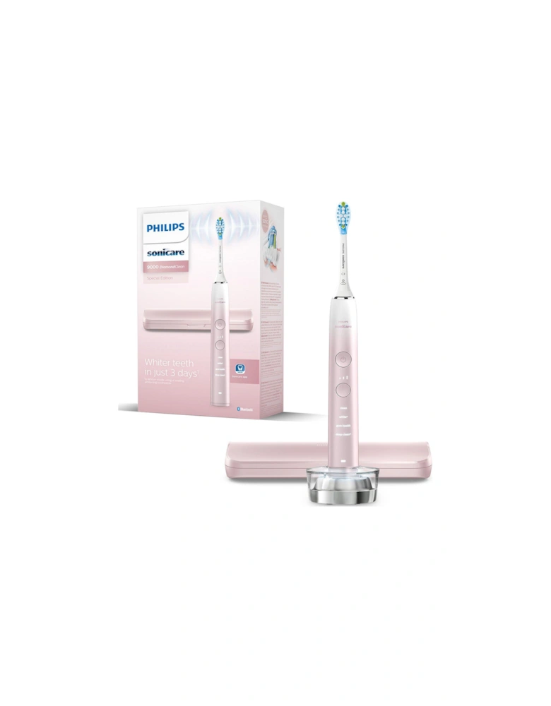 Sonicare DiamondClean 9000 Electric Toothbrush HX9911/84 - Pink & White
