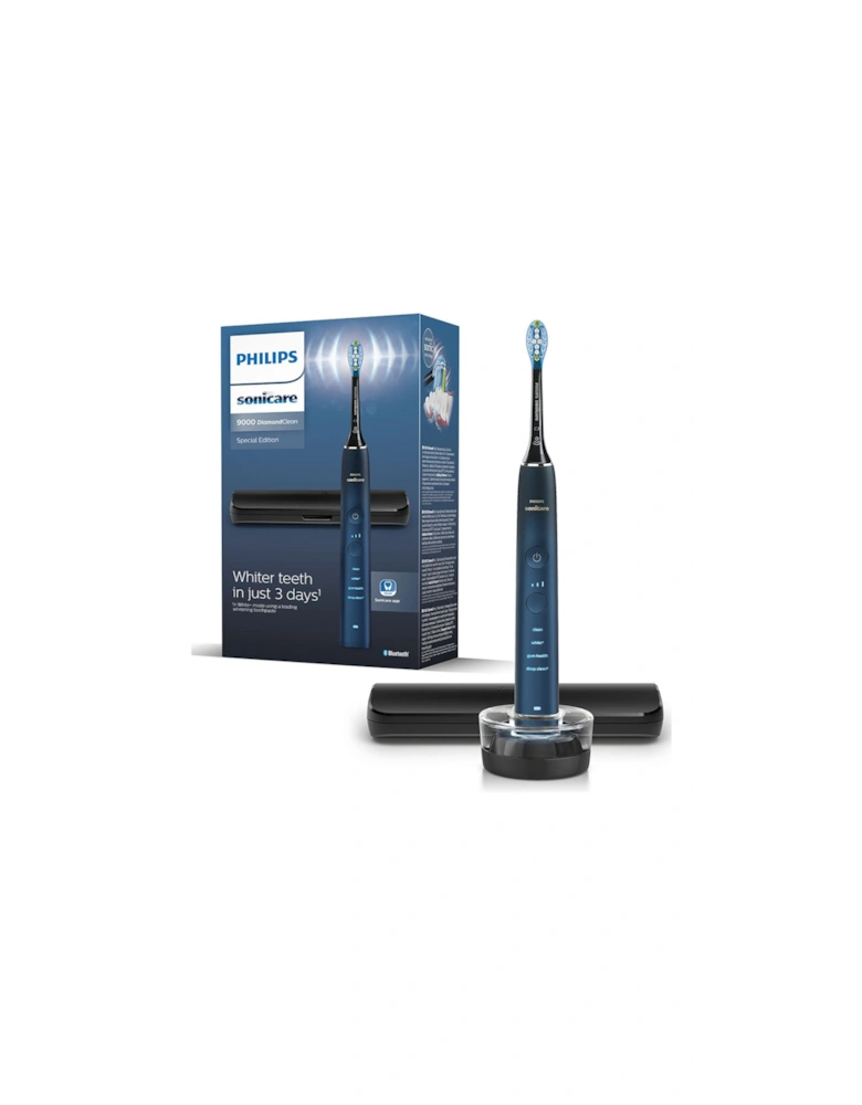 Sonicare DiamondClean 9000 Electric Toothbrush, Midnight-Aquamarine HX9911/88