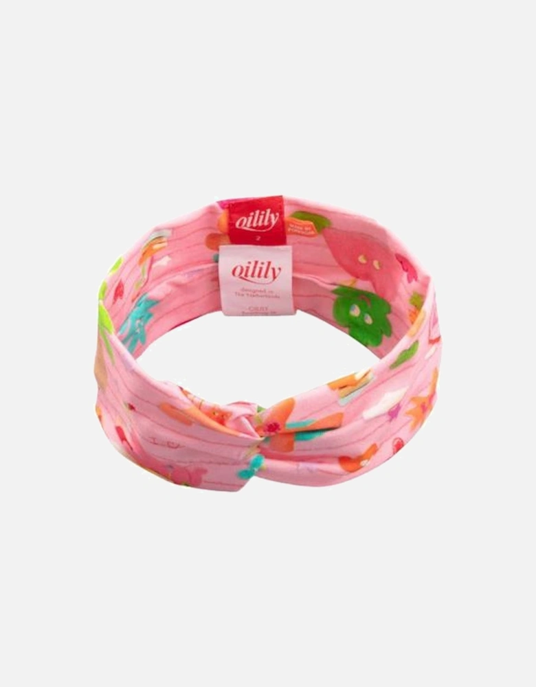 Gilrs Pink Floral Hairband