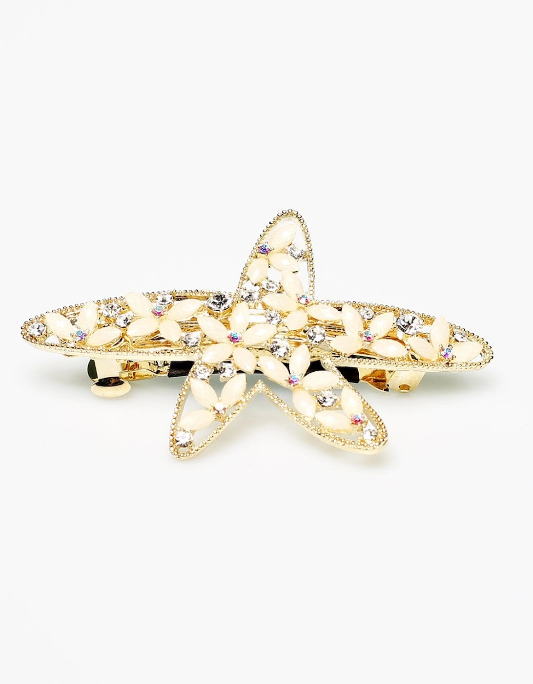 Crystal Embellished Gold Tone Hair Clip, 2 of 1