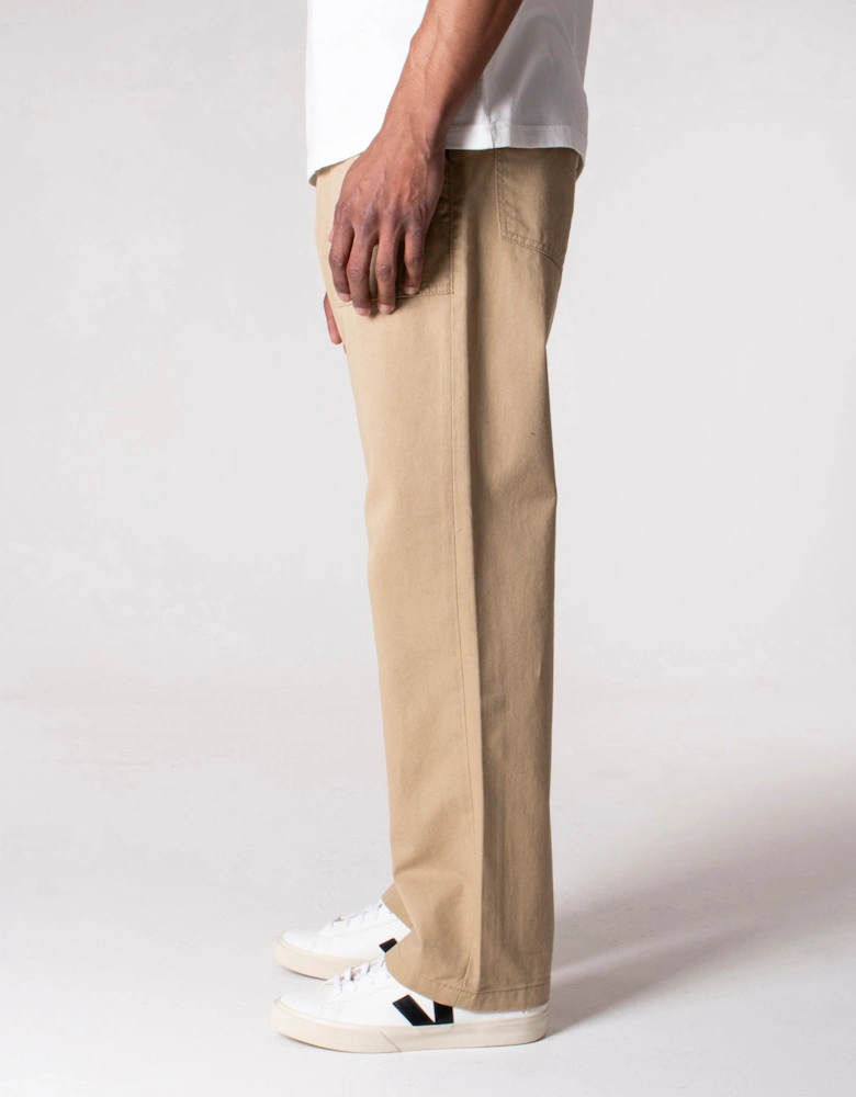 Straight Fit Cotton Fatigue Pants