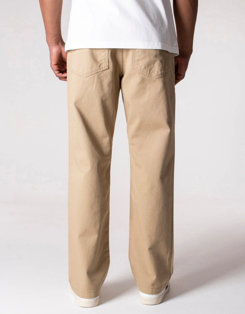 Straight Fit Cotton Fatigue Pants