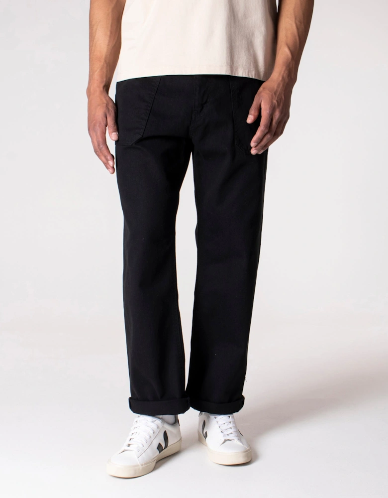 Straight Fit Cotton Fatigue Pants