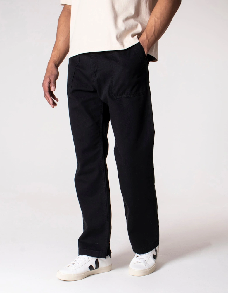 Straight Fit Cotton Fatigue Pants