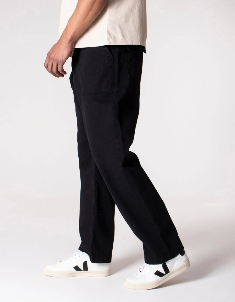 Straight Fit Cotton Fatigue Pants