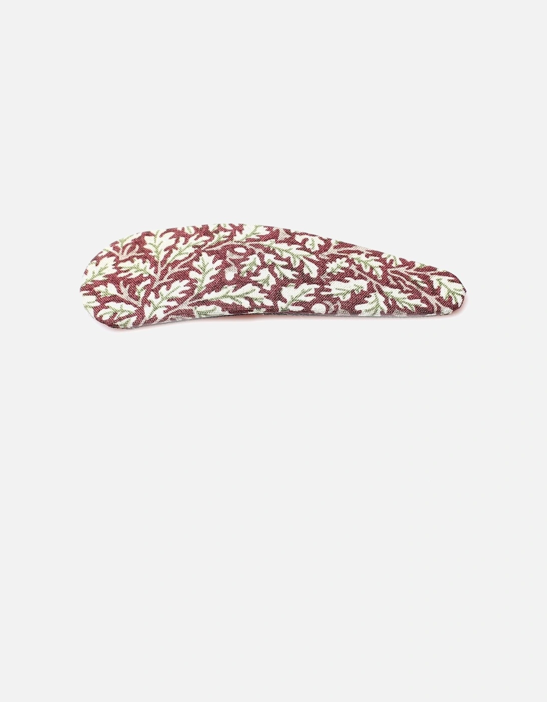 Chocolate Handmade Leaf Print Hair Clip, 3 of 2