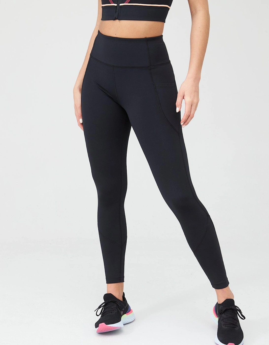 Athleisure Seam Detail Leggings - Black, 7 of 6