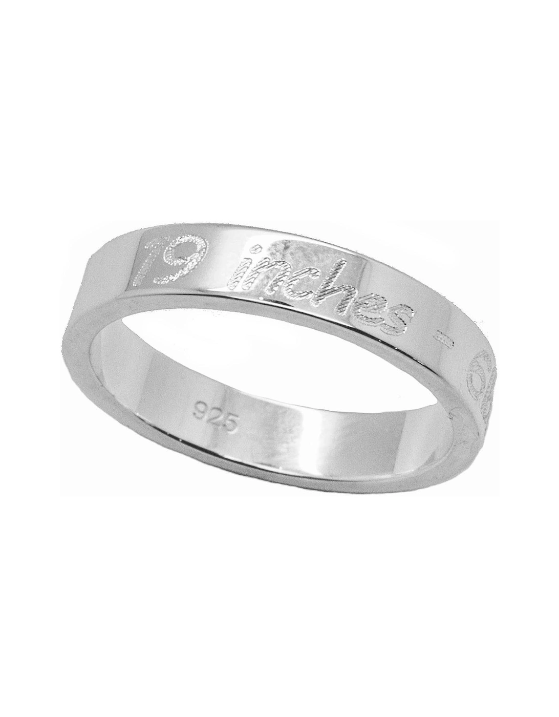 Sterling Silver Personalised Engravable Sentiment Ring, 2 of 1