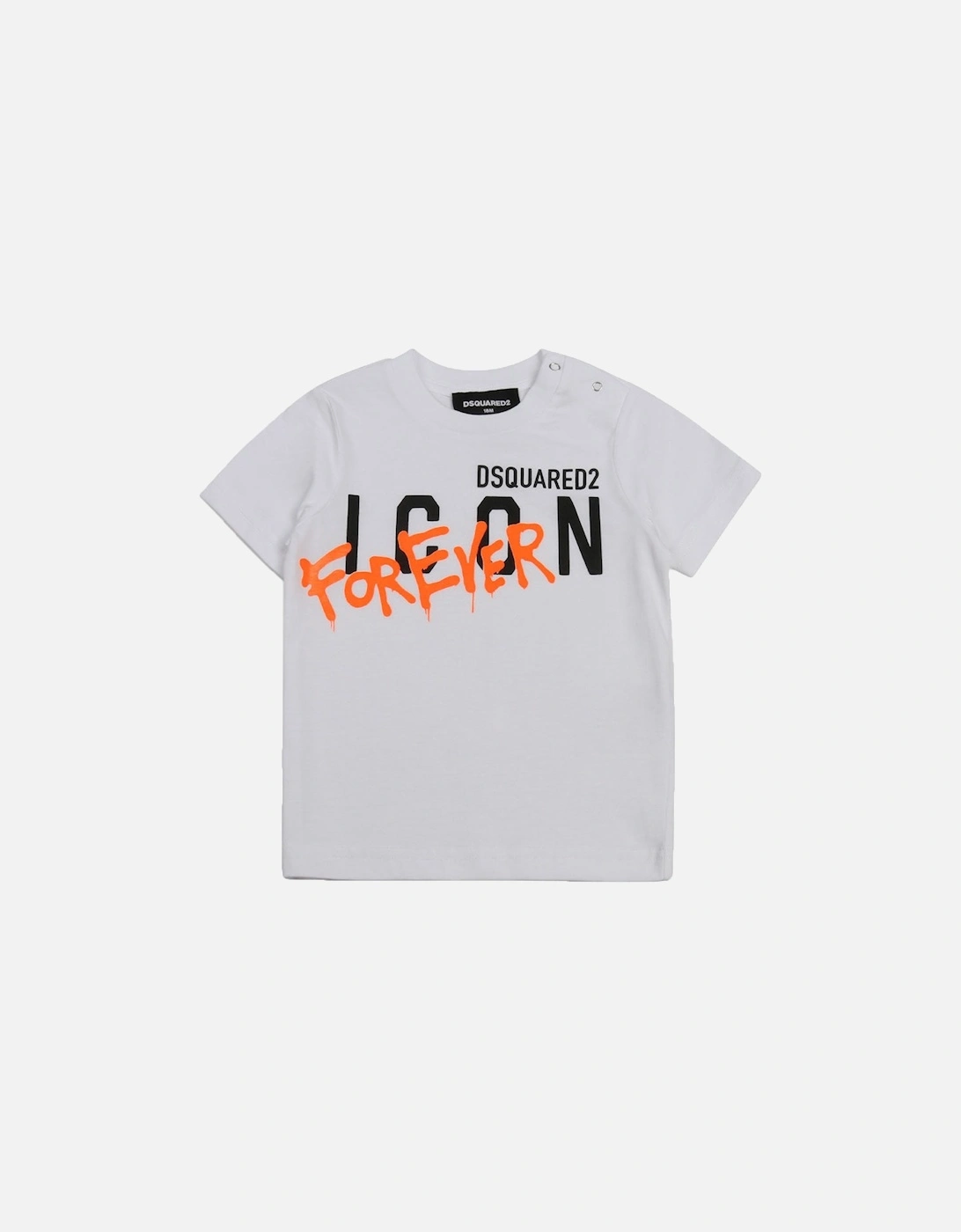Baby Boy Icon Forever T-shirt White, 4 of 3