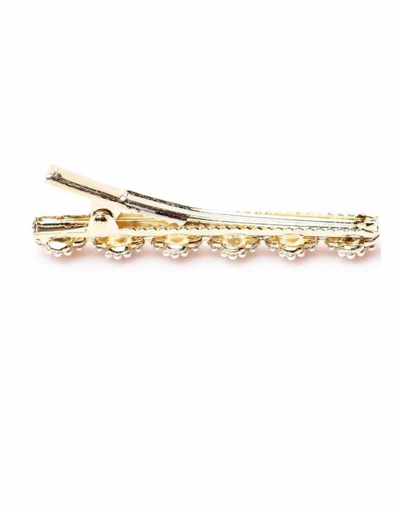 Lola Limited Gold Tone Crystal Hair Clip