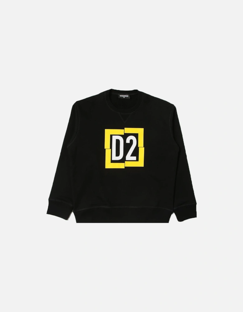 Boys Logo Sweater Black