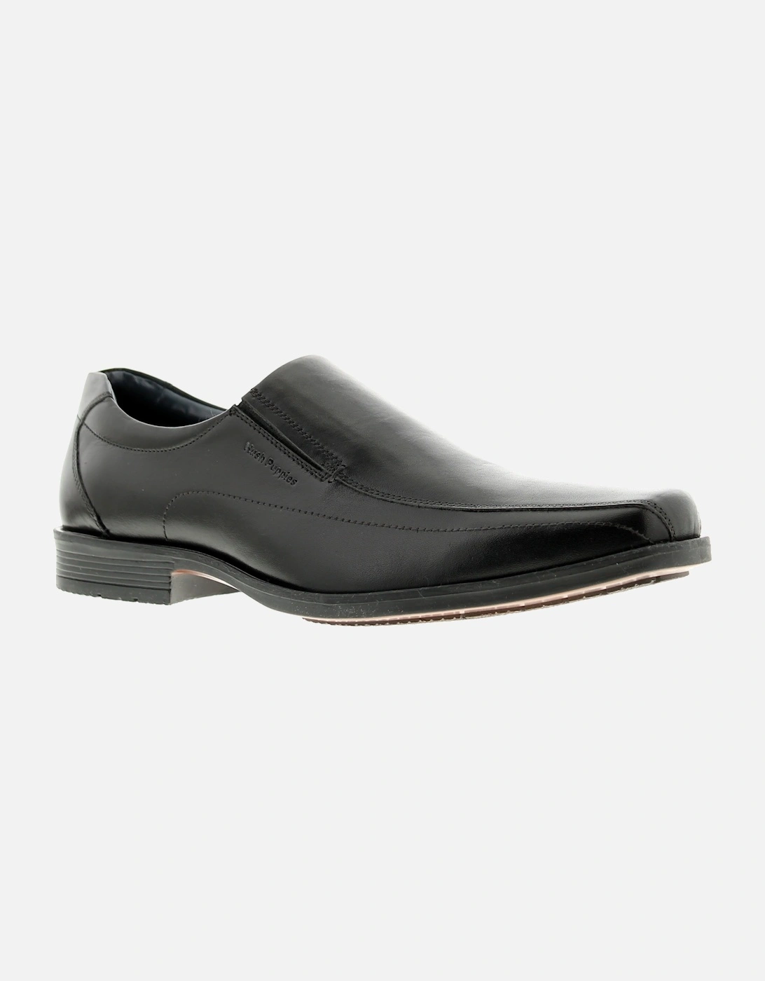 Hush Puppies Men's Hush Puppies Mens Shoes Smart Brody Slip on Leather Slip On black UK Size