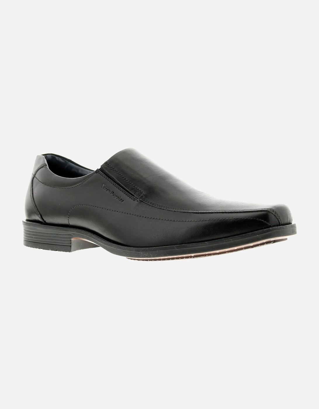 Mens Shoes Smart Brody Slip on Leather Slip On black UK Size, 6 of 5