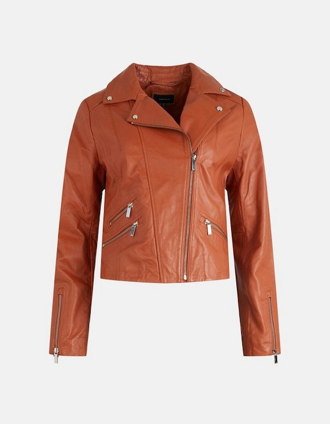 Leather Signature Biker Jacket