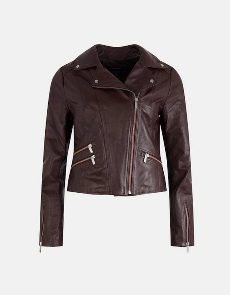 Leather Signature Biker Jacket