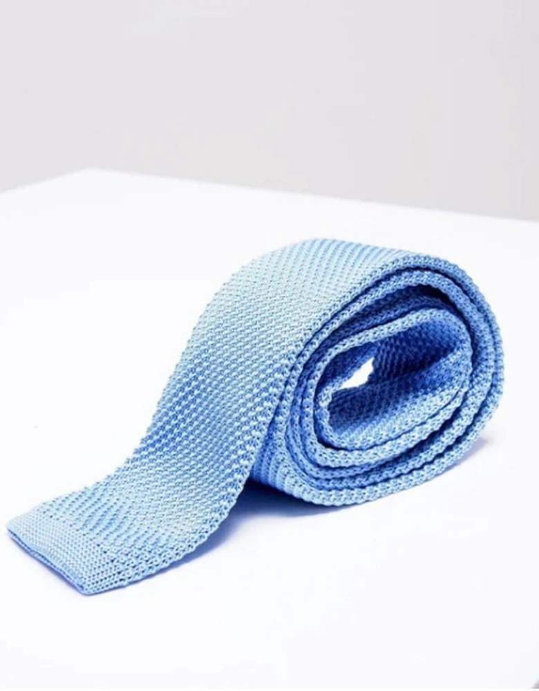 Sky Knitted Tie