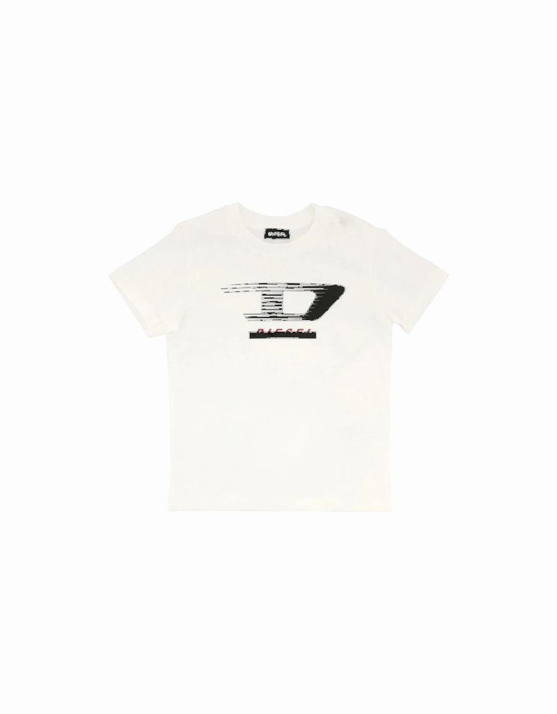 Boys Cotton Logo T-Shirt White