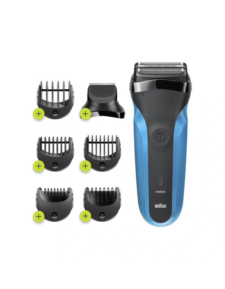 S3 Shave & Style 310BT Electric Shaver, Wet & Dry Razor for Men
