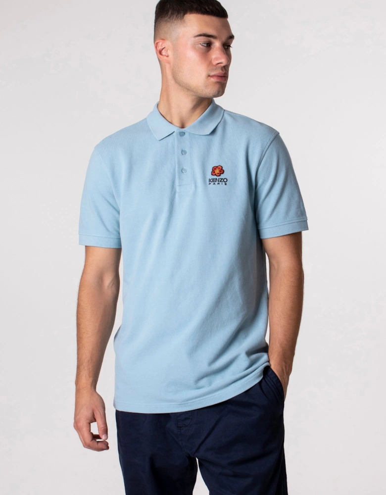 Boke Flower Crest Logo Polo Shirt