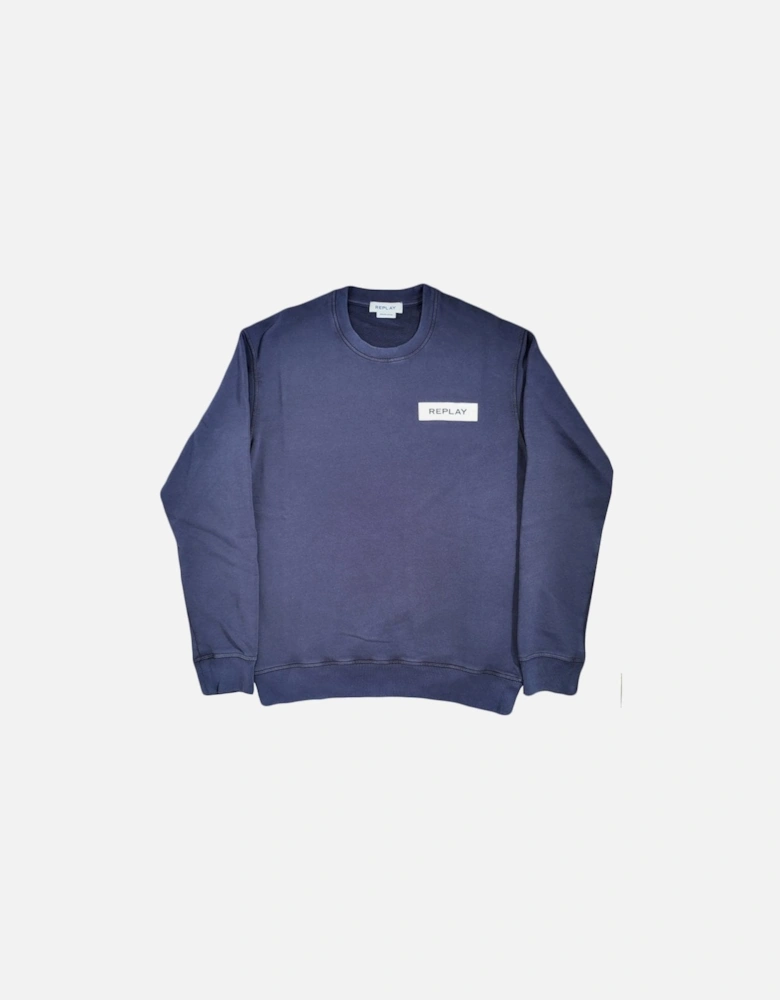 Organic Cotton Sweatshirt Navy