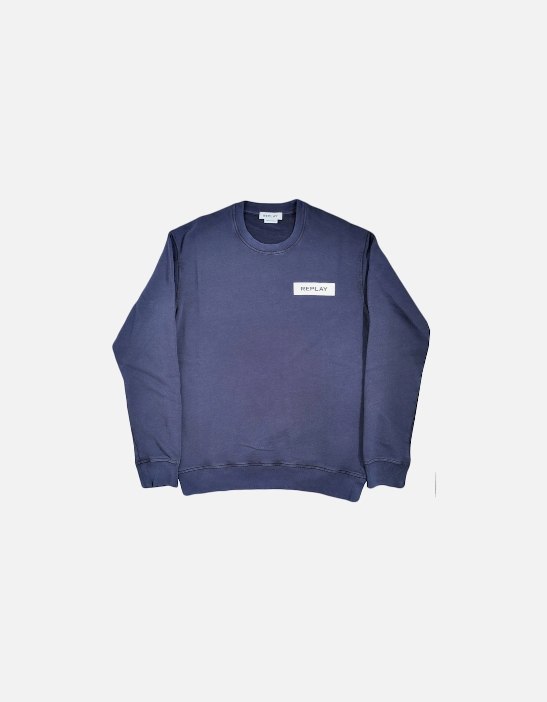 Organic Cotton Sweatshirt Navy, 4 of 3