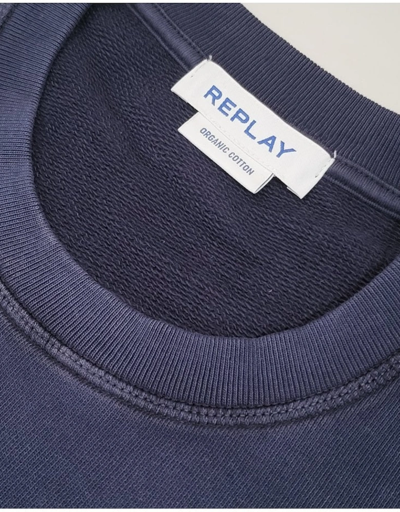 Organic Cotton Sweatshirt Navy