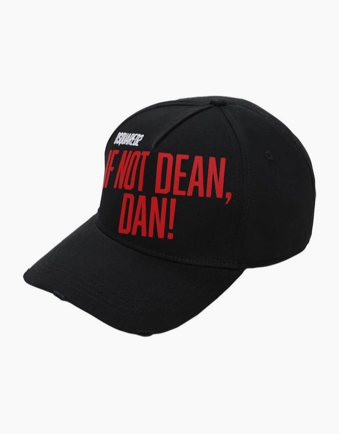 Men's Dsquared2 If Not Dean, Dan! Baseball Cap in Black - Size: ONE size