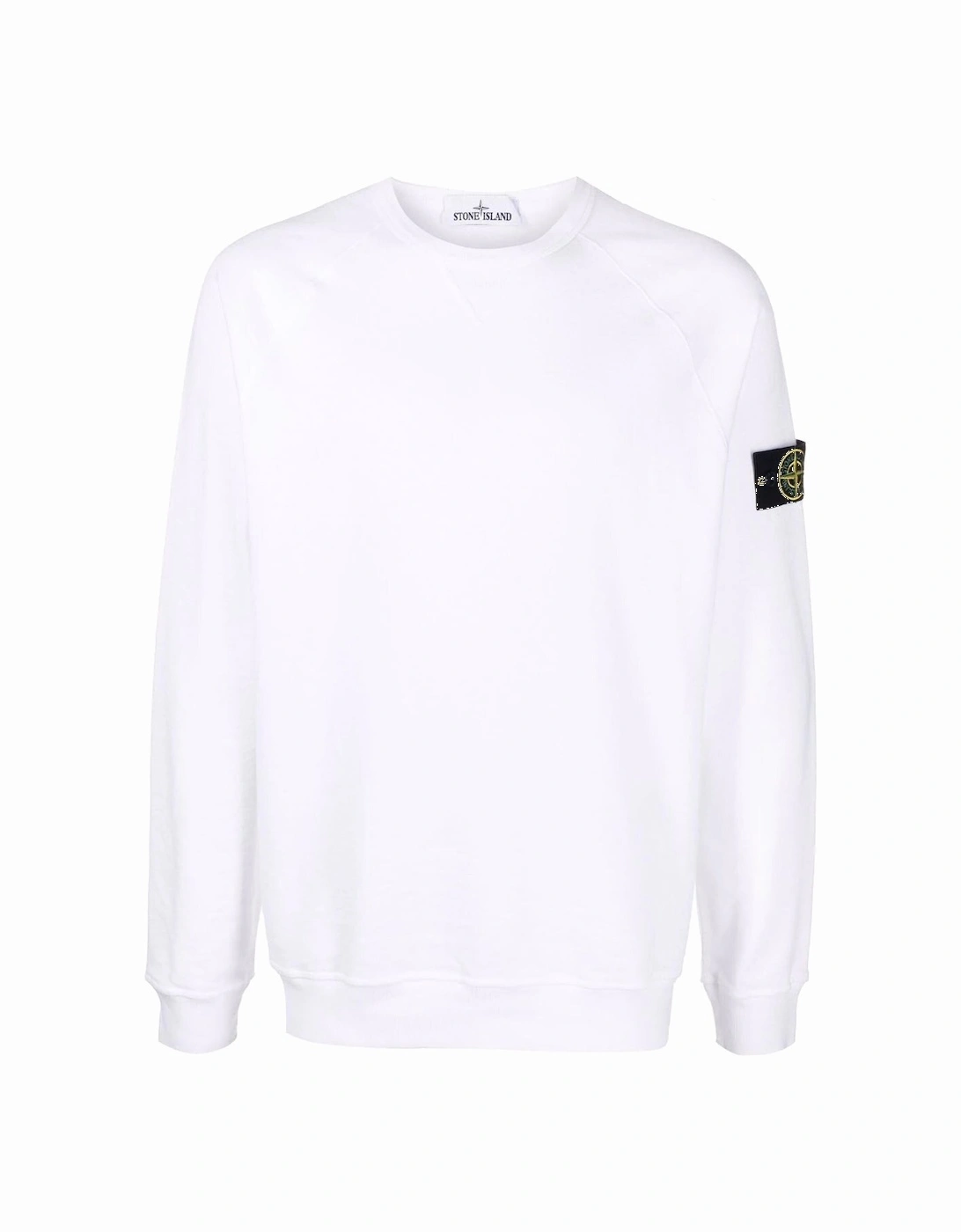 Logo-patch Sweatshirt in White, 6 of 5