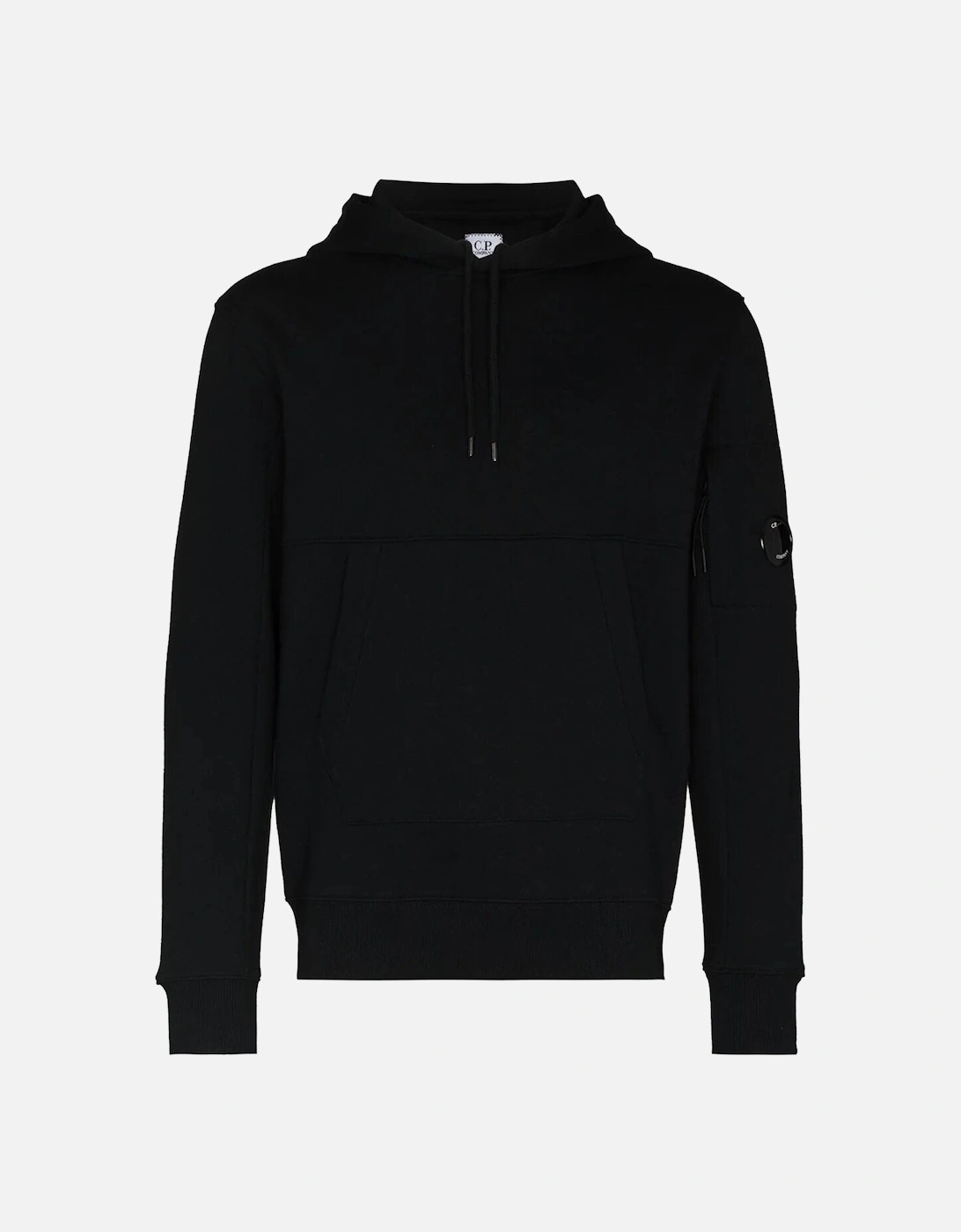 C.P. Company Logo-patch Cotton Hoodie in Black, 6 of 5