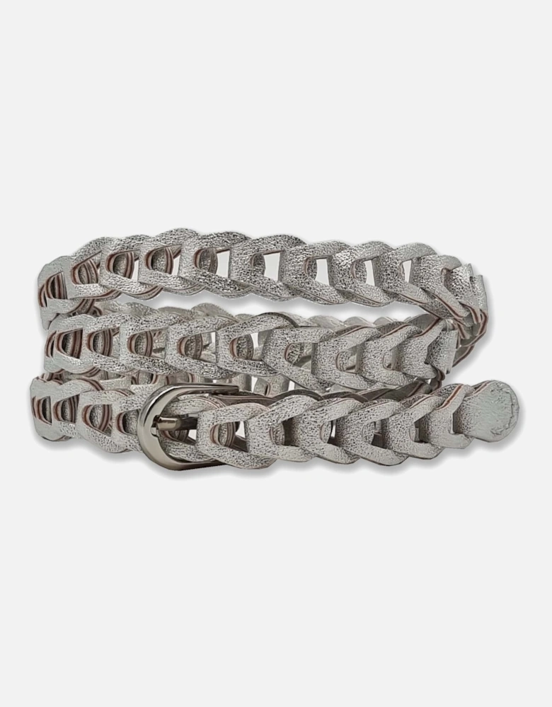 LOOP BELT - SILVER