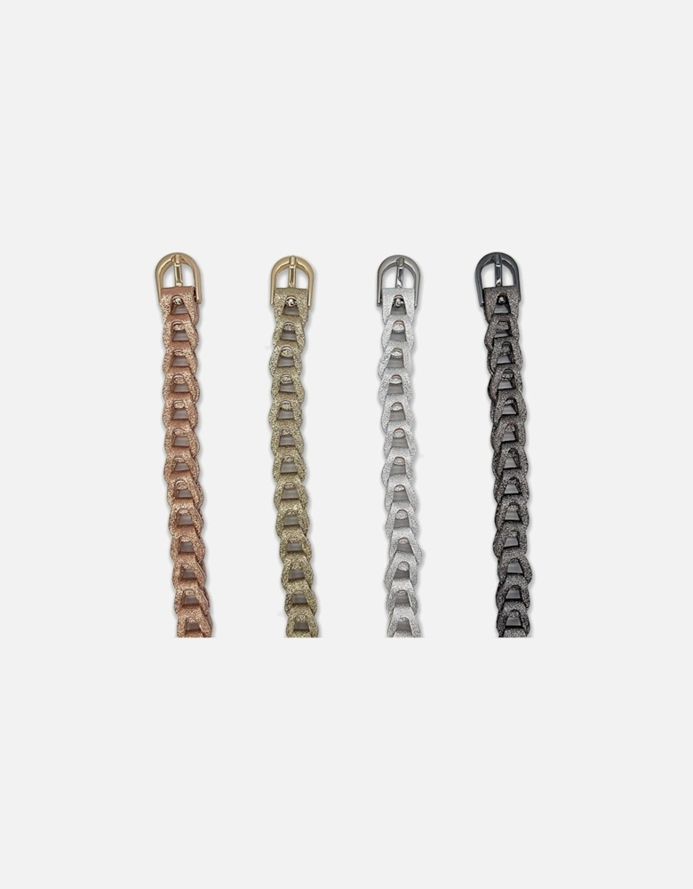LOOP BELT - SILVER
