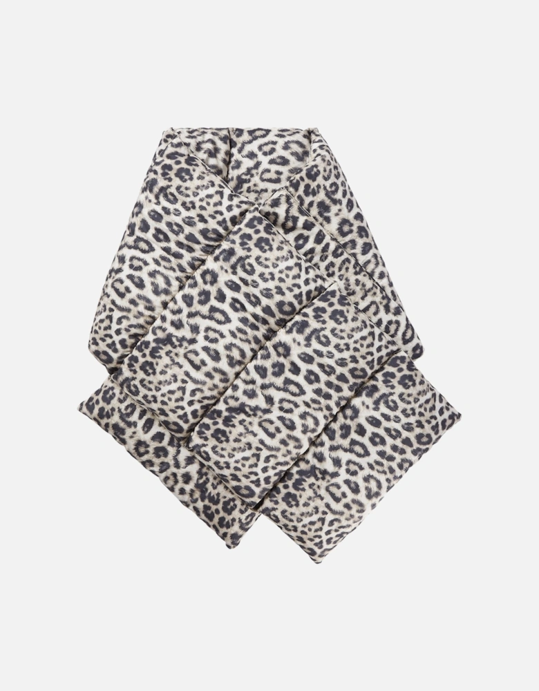 Reno Padded Scarf - Natural Leopard