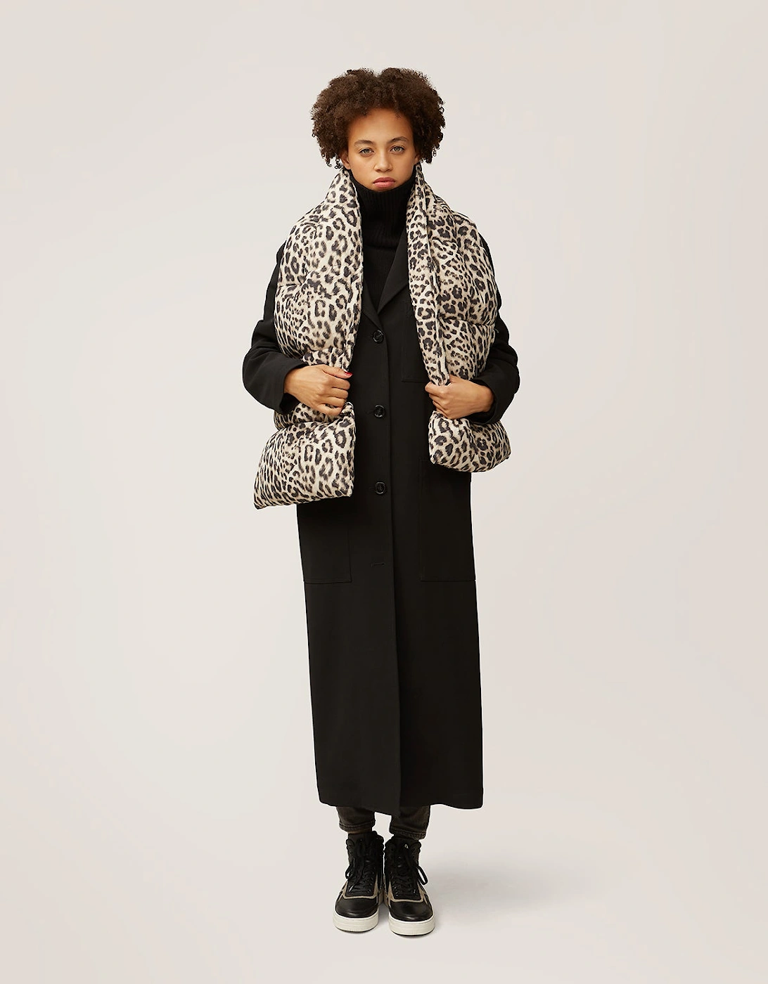 Reno Padded Scarf - Natural Leopard, 3 of 2