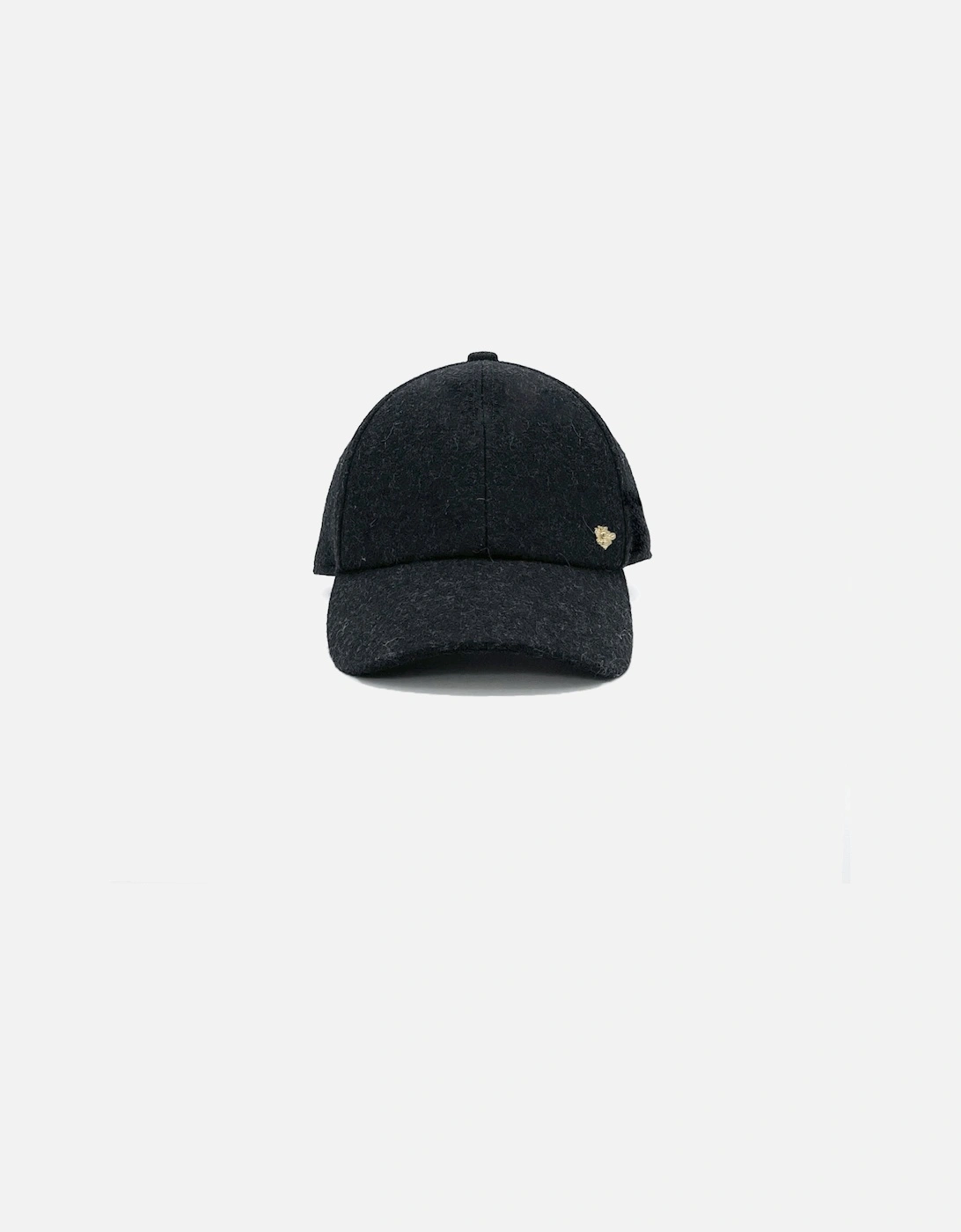 Nina Wool Baseball Cap - Black