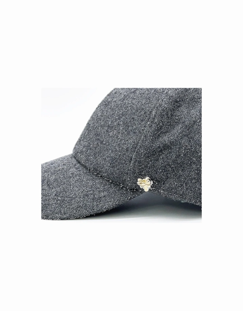 Nina Wool Baseball Cap - Grey