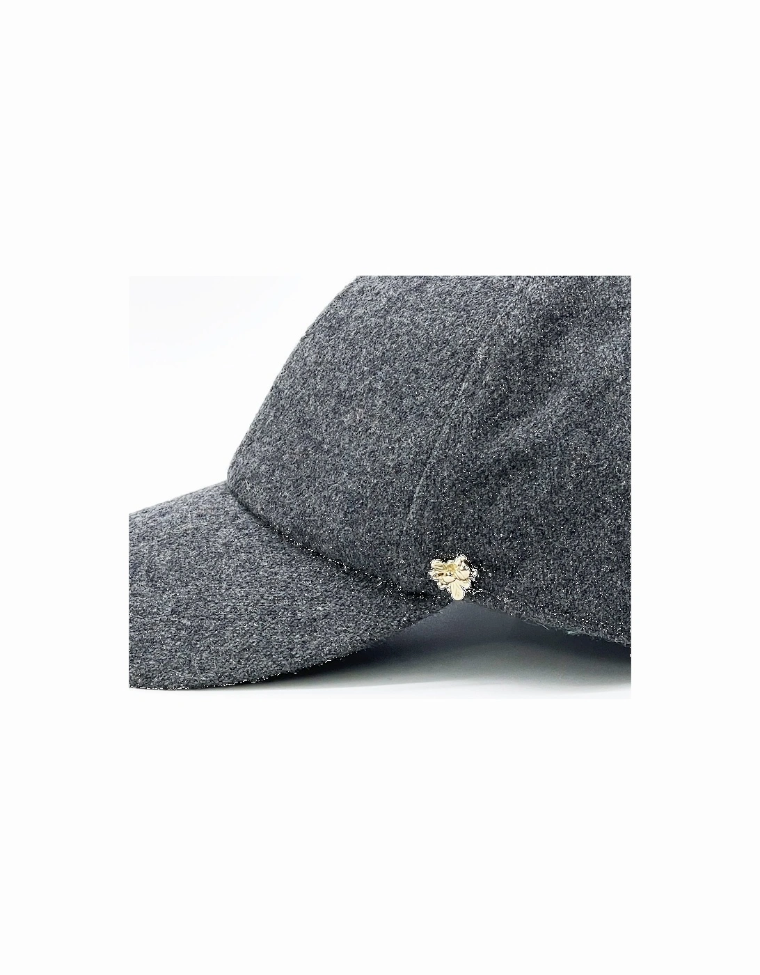 Nina Wool Baseball Cap - Grey