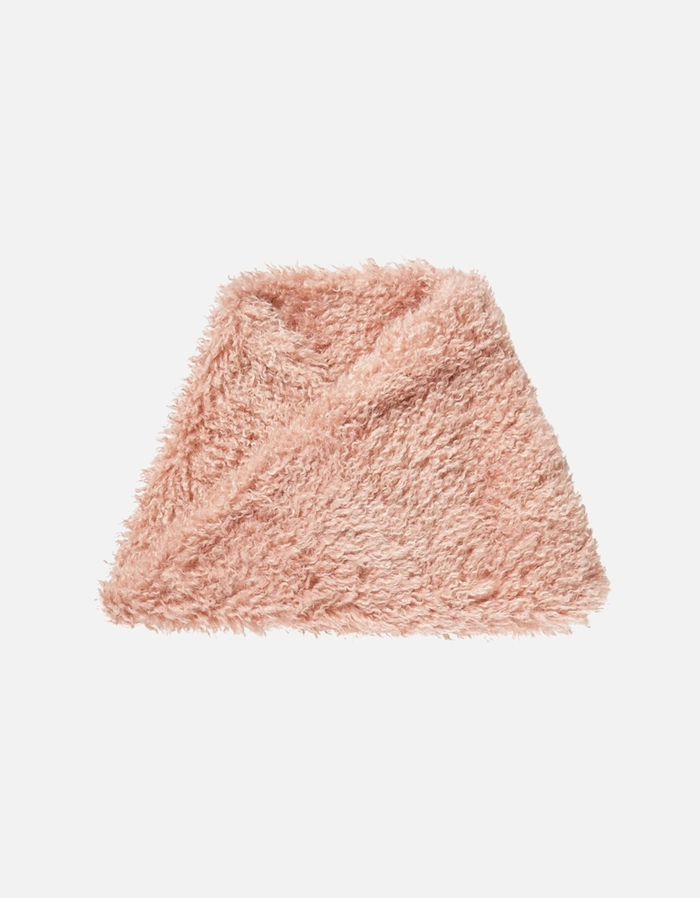 Teddy Faux Fur Mongolian Snood - Pink