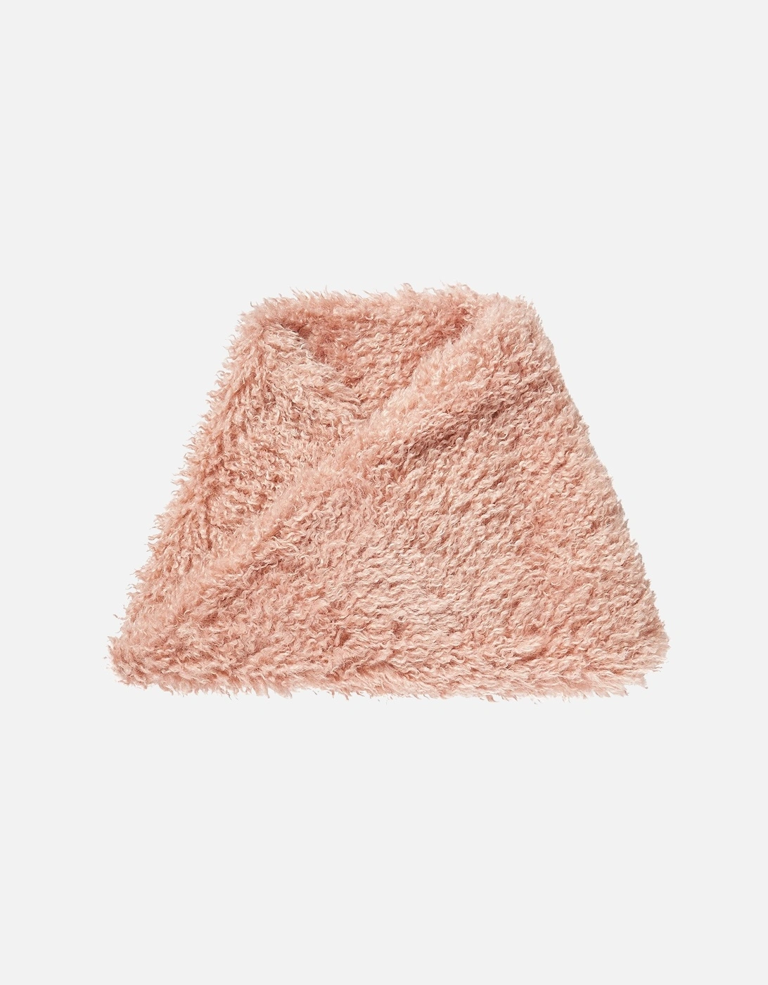 Teddy Faux Fur Mongolian Snood - Pink